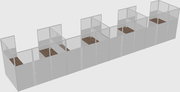 Cabine en u
