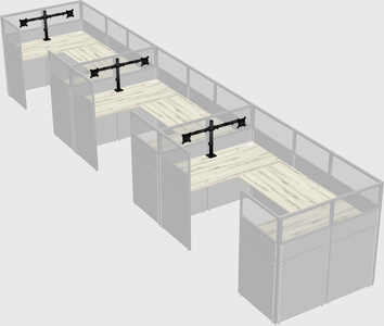 Cabine en u
