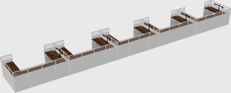 Cabine en u