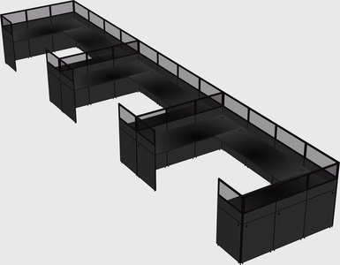 Cabine en u
