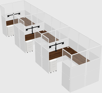 Cabine en u