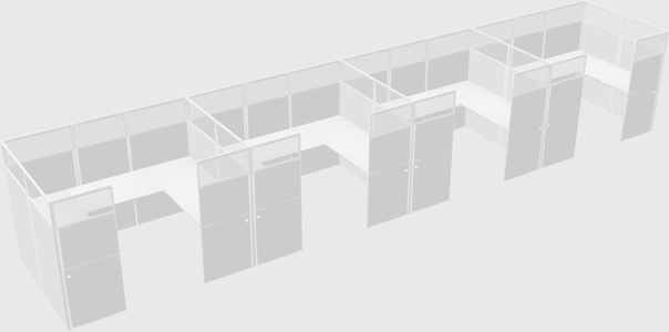 Cabine en u
