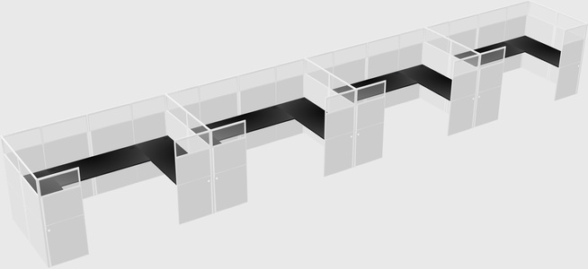 Cabine en u