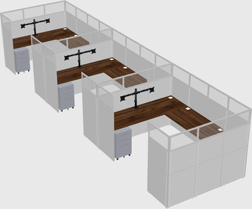 Cabine en u