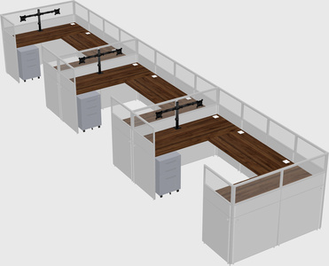 Cabine en u