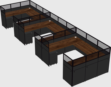 Cabine en u