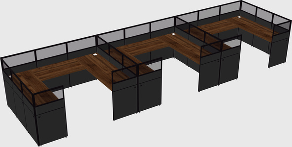 Cabine en u