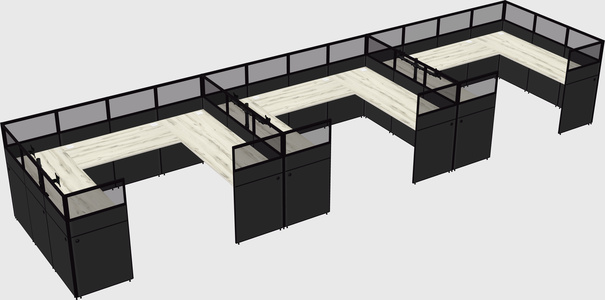 Cabine en u