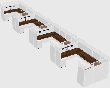 Cabine en u