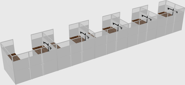Cabine en u