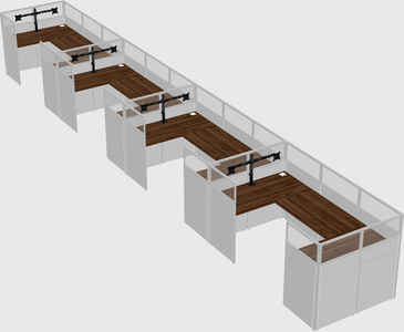 Cabine en u