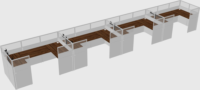 Cabine en u