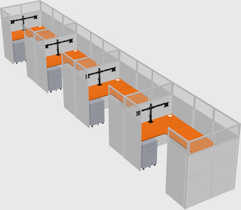 Cabine en u
