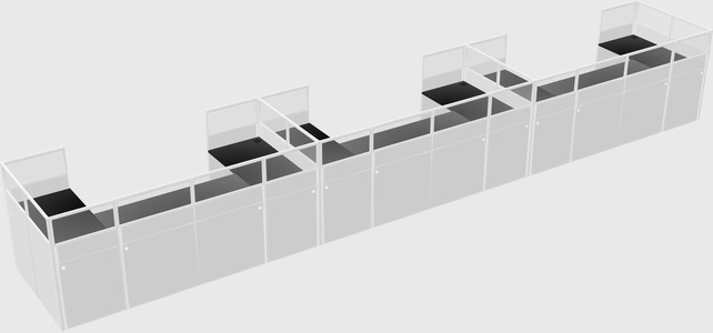 Cabine en u