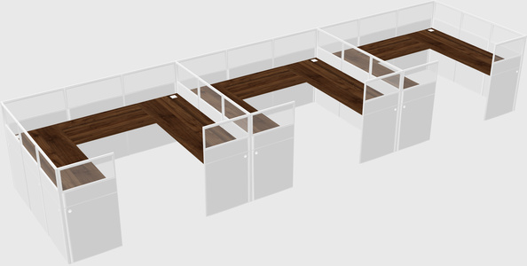 Cabine en u