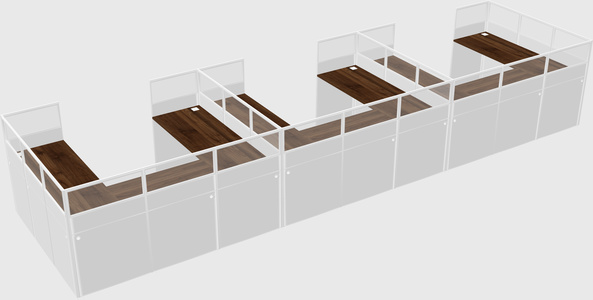 Cabine en u