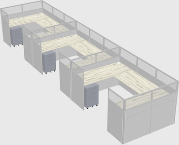 Cabine en u