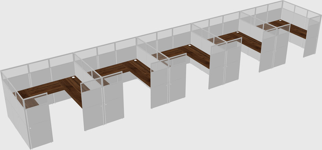 Cabine en u