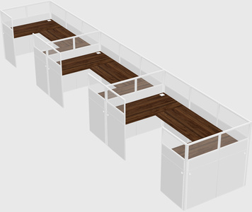 Cabine en u