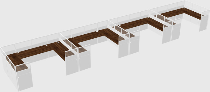 Cabine en u