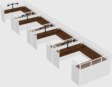 Cabine en u