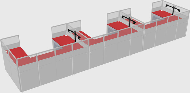 Cabine en u