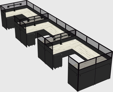 Cabine en u