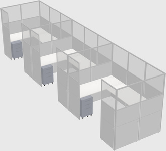 Cabine en u