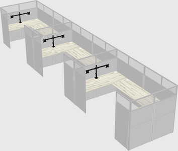 Cabine en u
