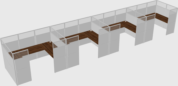 Cabine en u