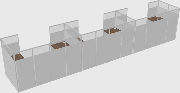 Cabine en u