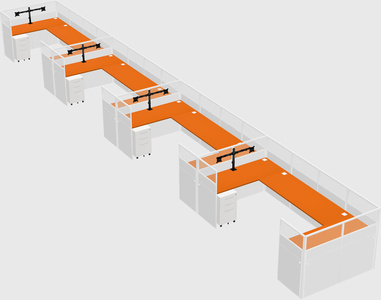 Cabine en u