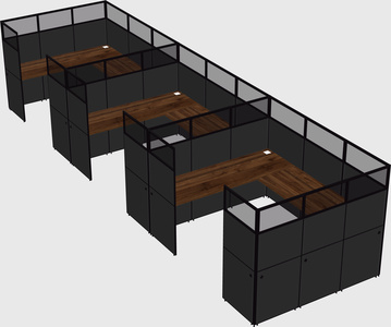 Cabine en u