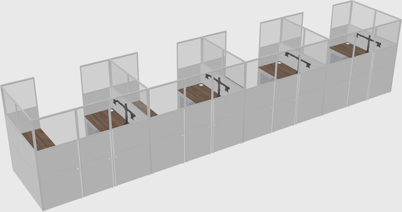Cabine en u