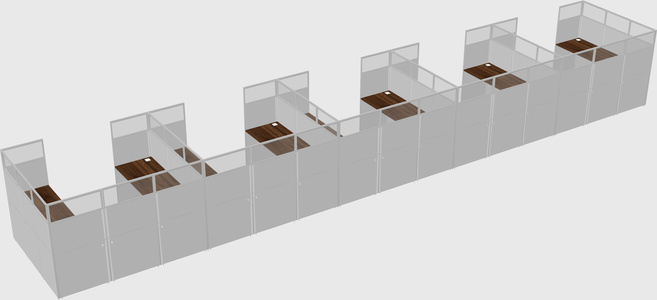 Cabine en u