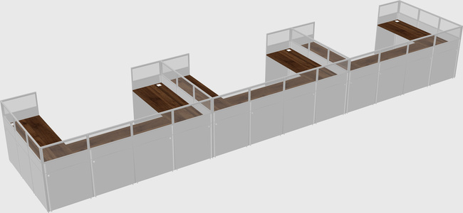 Cabine en u