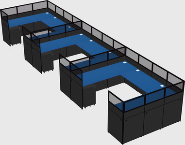 Cabine en u