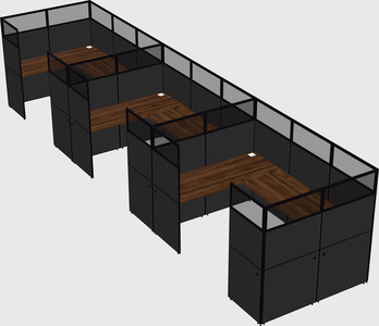 Cabine en u