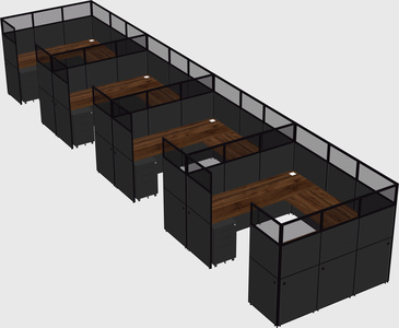 Cabine en u