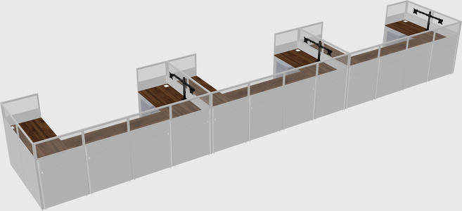Cabine en u