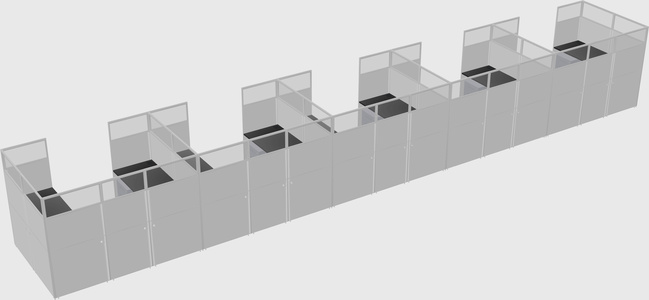 Cabine en u