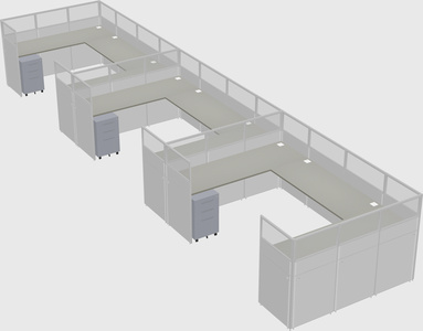 Cabine en u