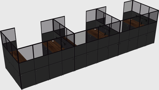 Cabine en u