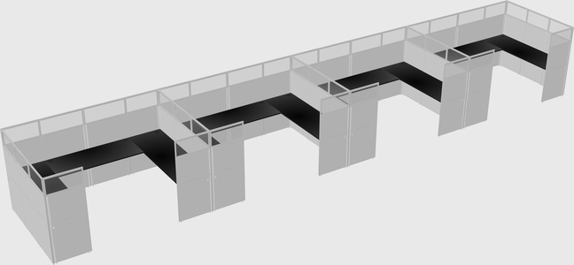Cabine en u