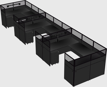 Cabine en u
