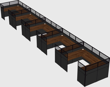 Cabine en u