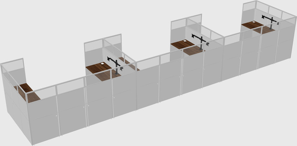 Cabine en u
