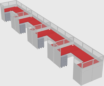 Cabine en u
