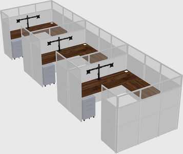 Cabine en u