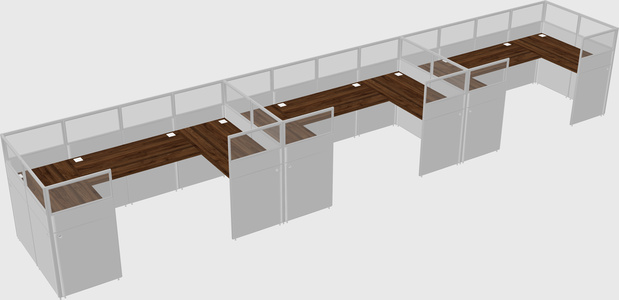 Cabine en u